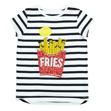 Older Girls French Fries T-Shirt